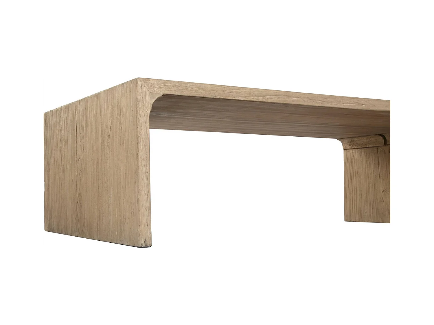 Table basse minimaliste en bois massif olmo style épuré