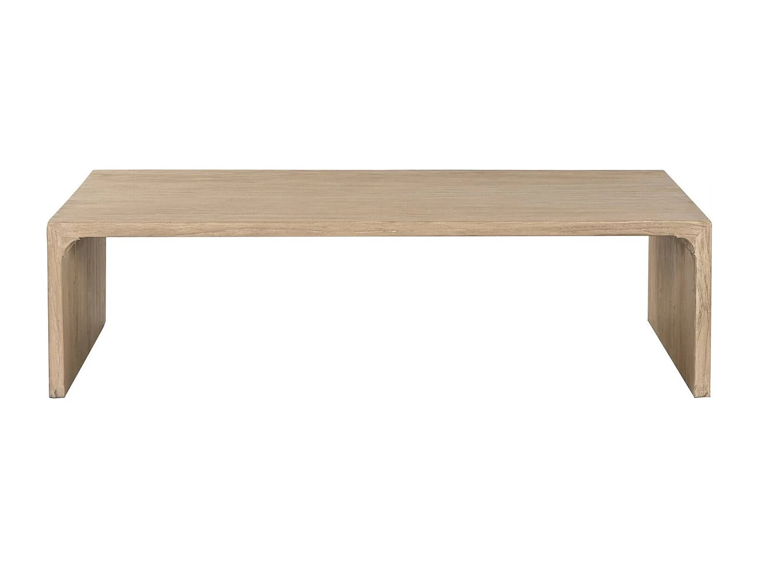 Table basse minimaliste en bois massif olmo style épuré
