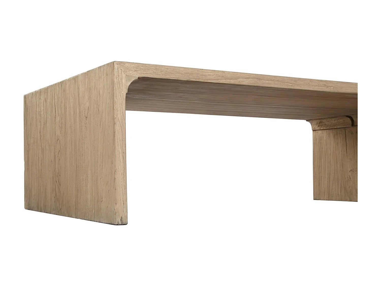 Table basse minimaliste en bois massif olmo style épuré