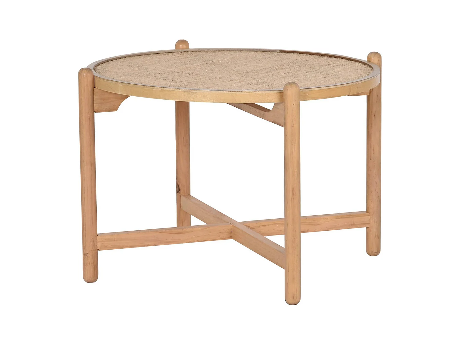 Table basse rotin naturel charme et élégance salon