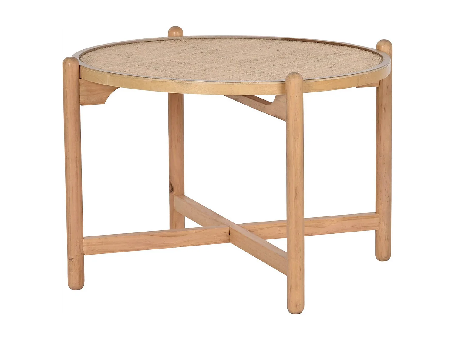 Table basse rotin naturel charme et élégance salon