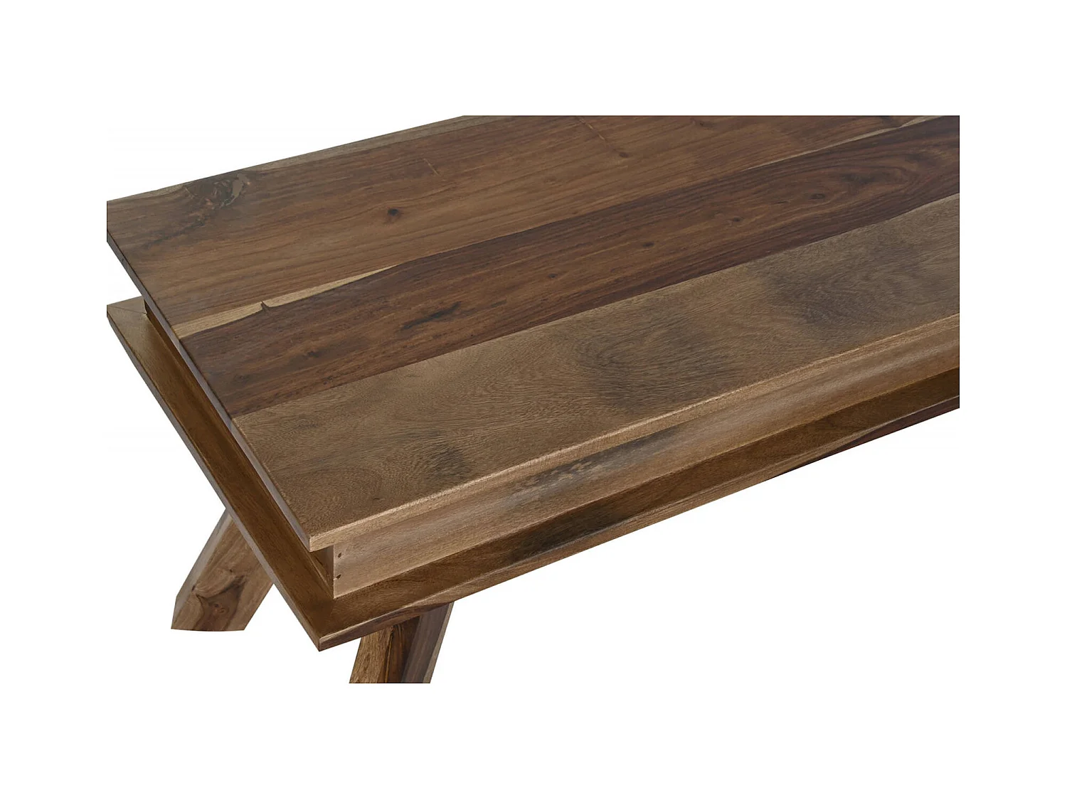 Table basse sheesham élégante et robuste