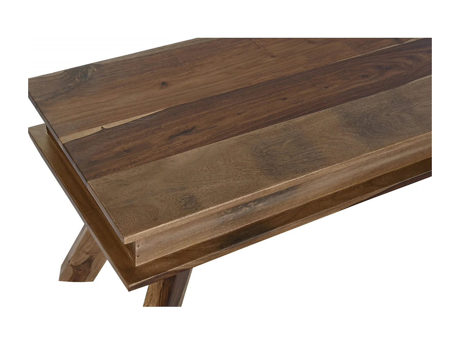 Table basse sheesham élégante et robuste