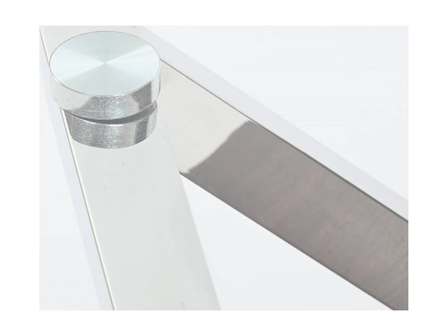 Table basse élégance moderne finition bois et acier