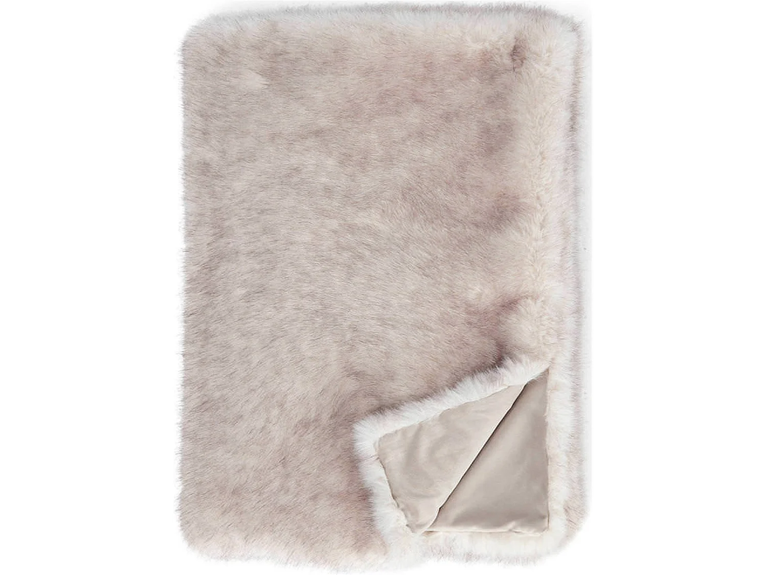 Couverture blanche douce effet cocon