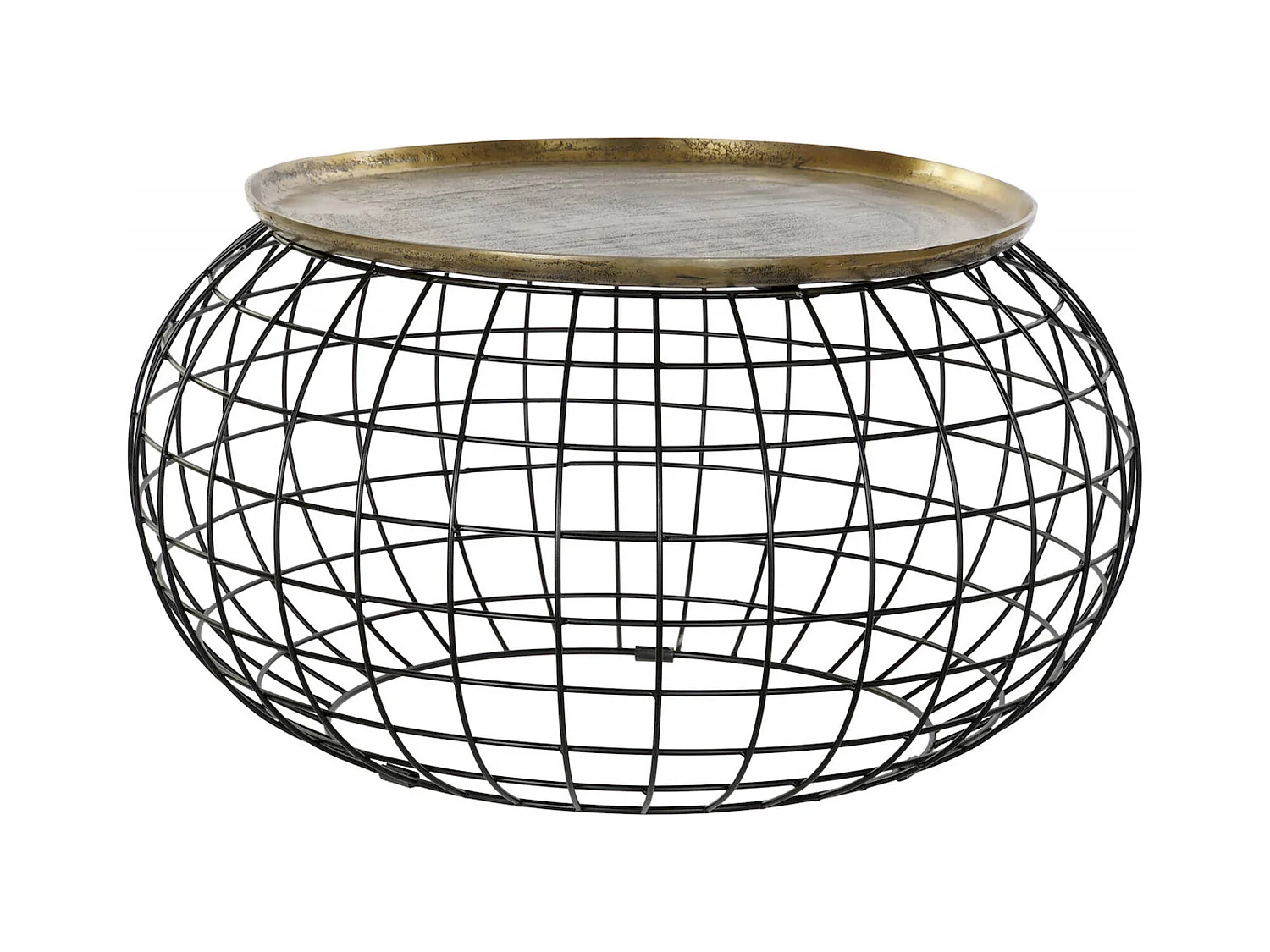 Table basse design dorée élégante et tendance