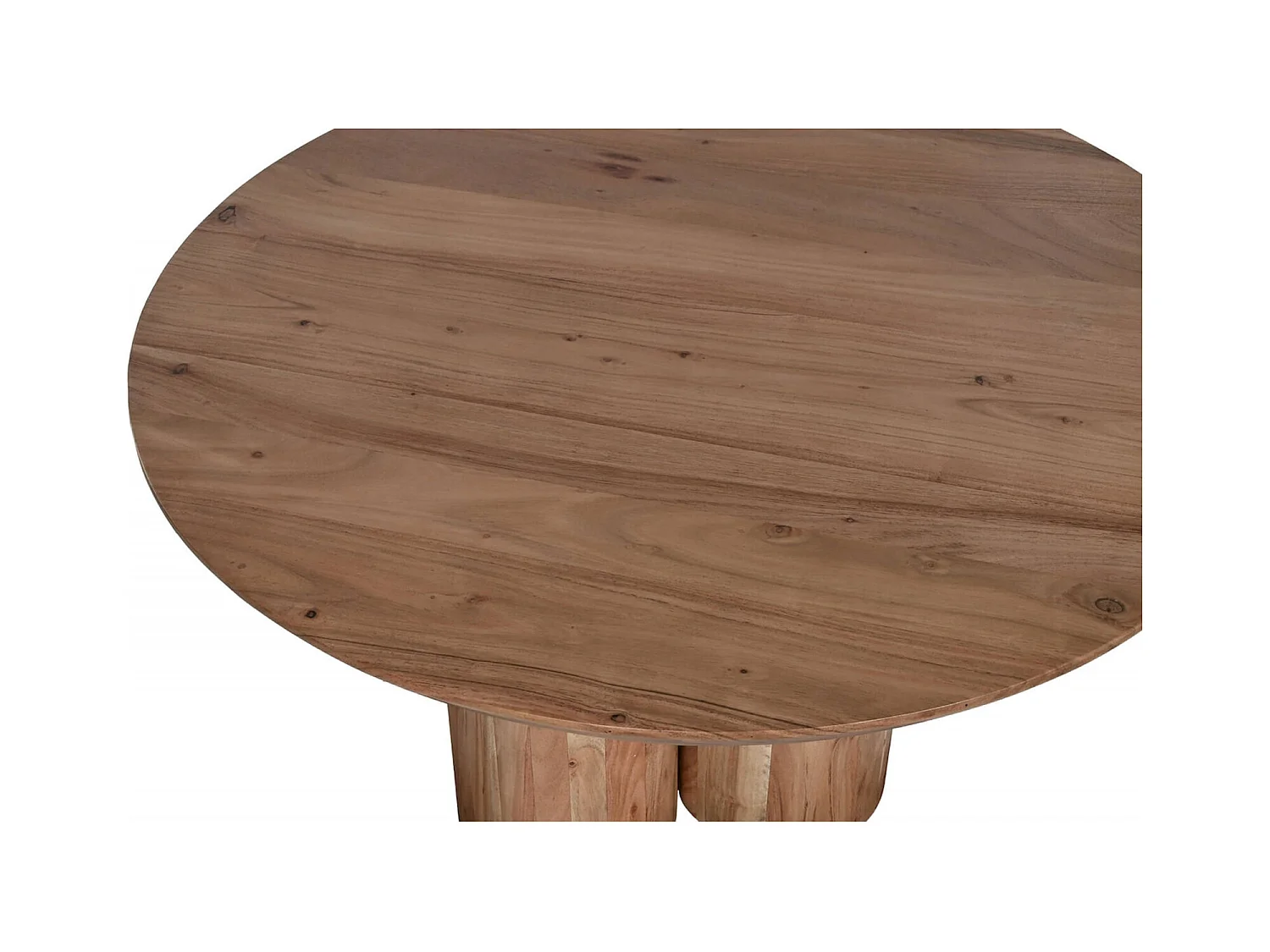 Table basse élégante en acacia pour salon moderne