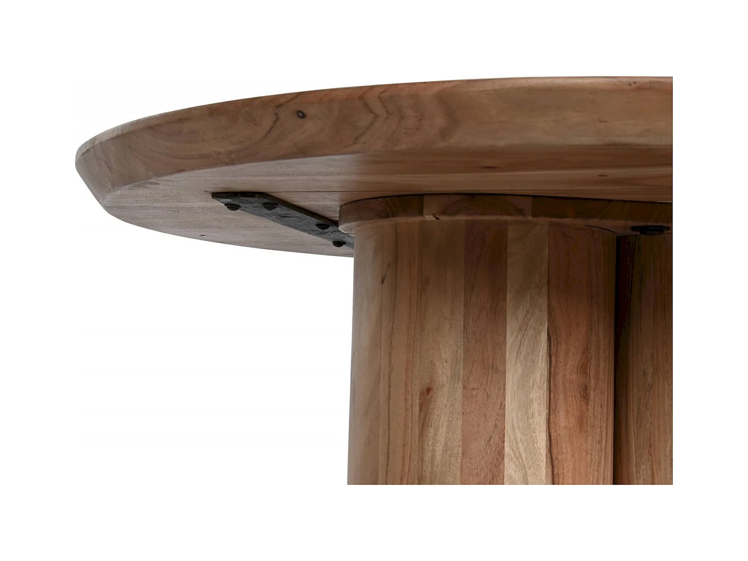 Table basse élégante en acacia pour salon moderne