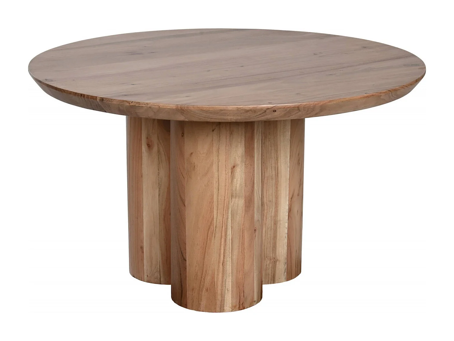 Table basse élégante en acacia pour salon moderne