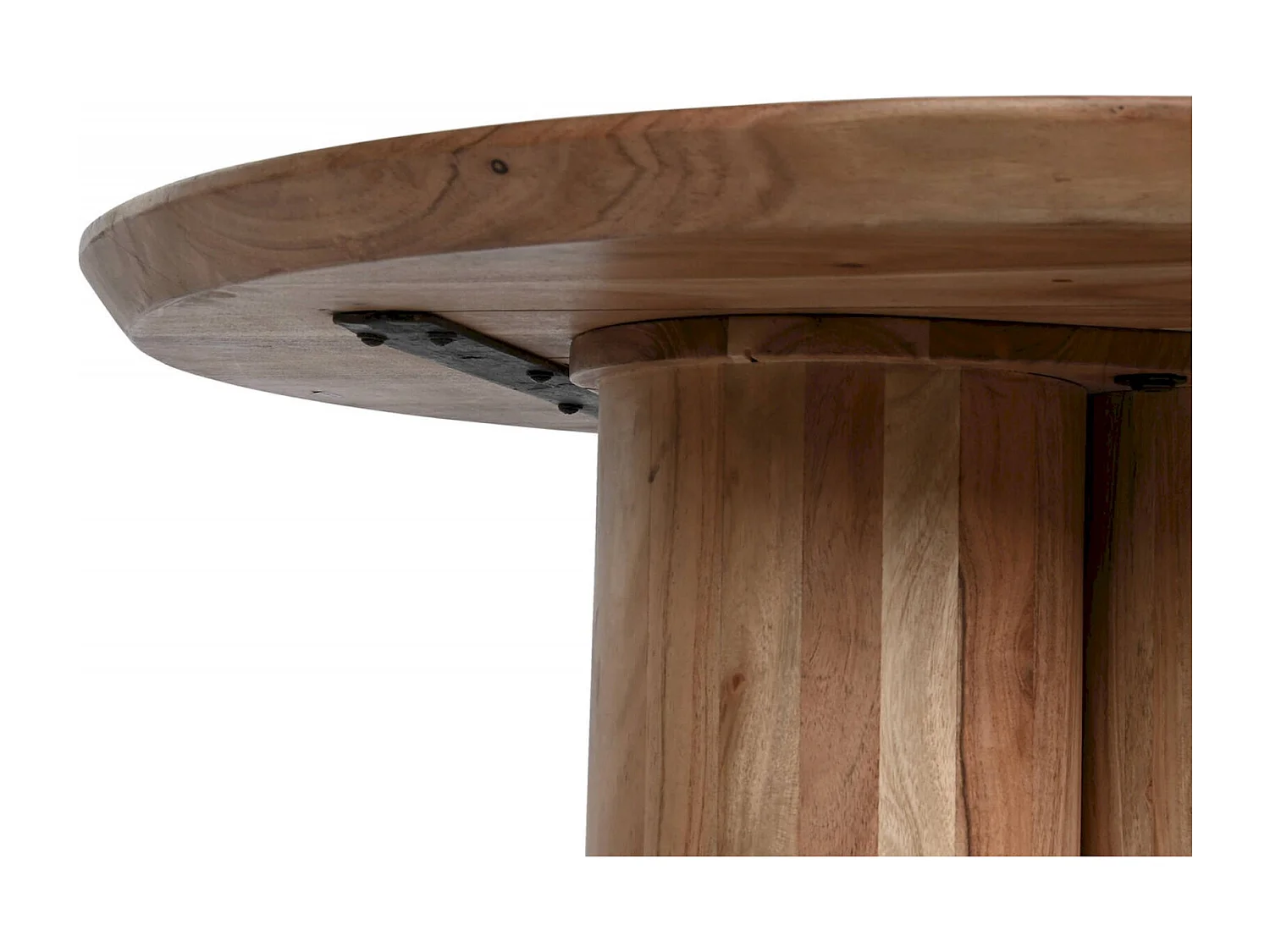 Table basse élégante en acacia pour salon moderne