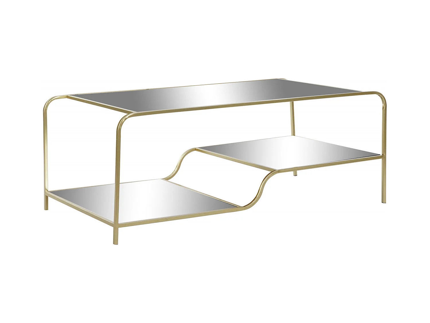 Table basse élégance dorée et design moderne