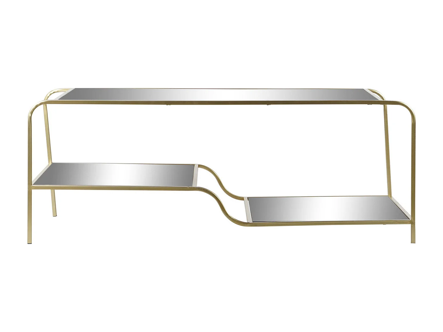 Table basse élégance dorée et design moderne