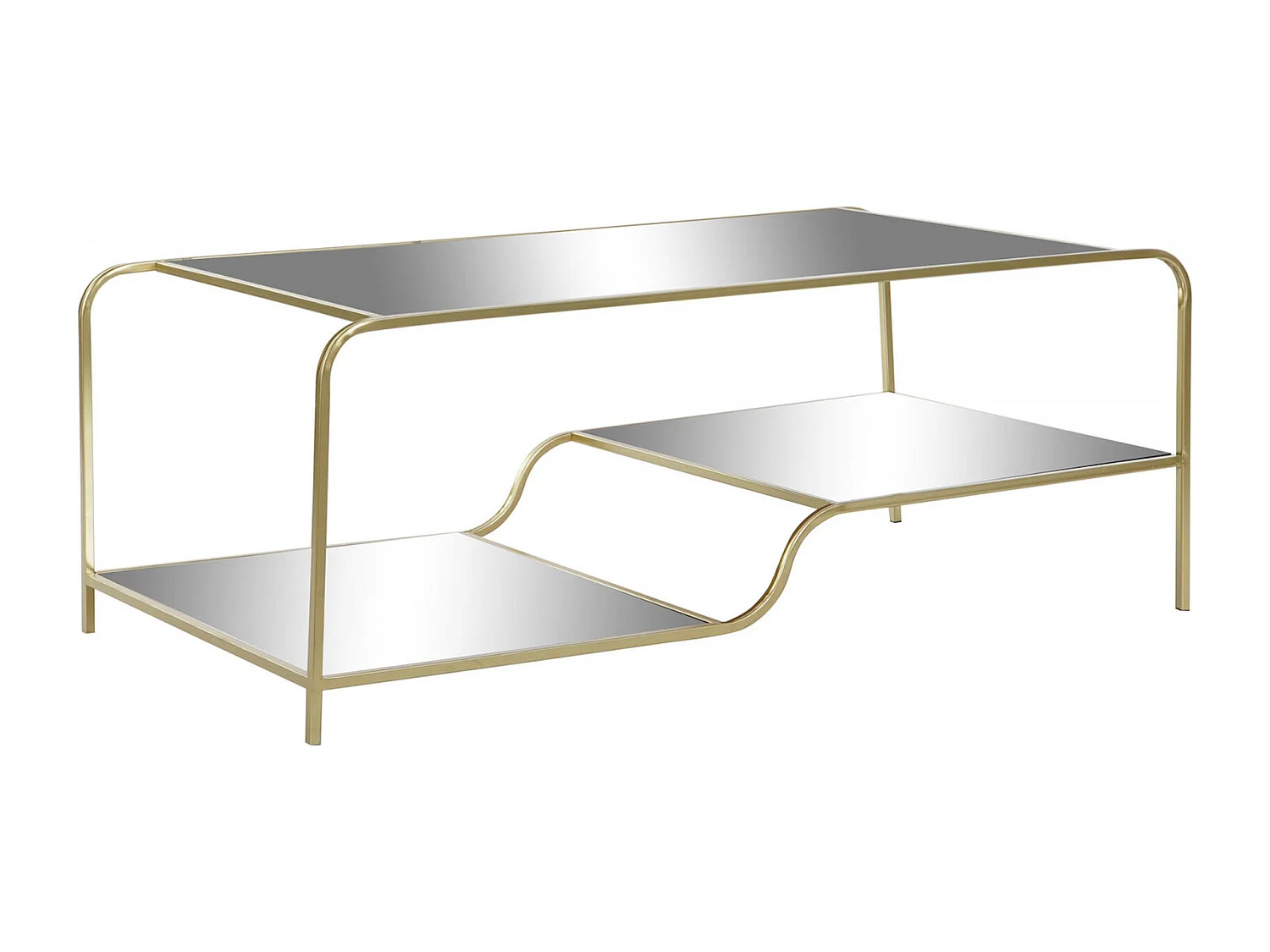 Table basse élégance dorée et design moderne