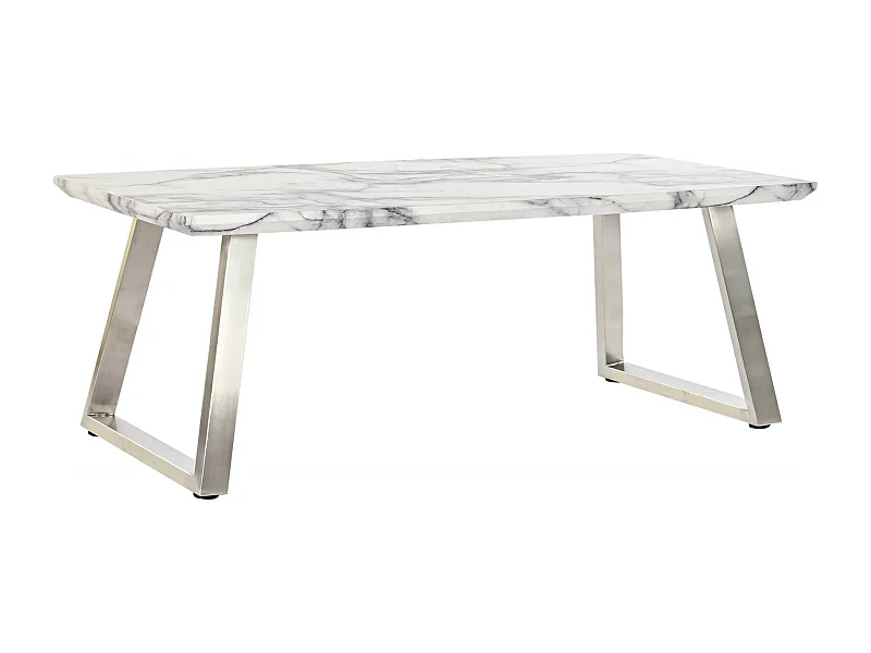 Table basse élégance bois et acier pour salon chic