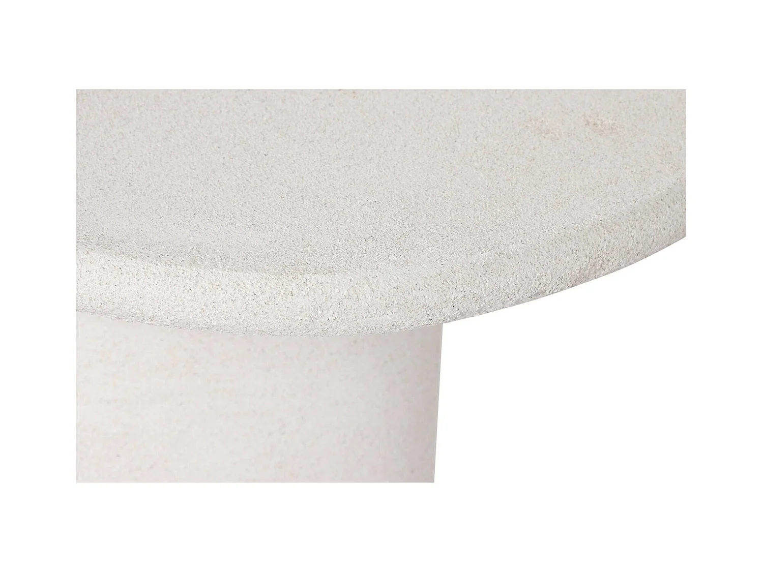 Table basse design épuré blanc mat pour salon moderne