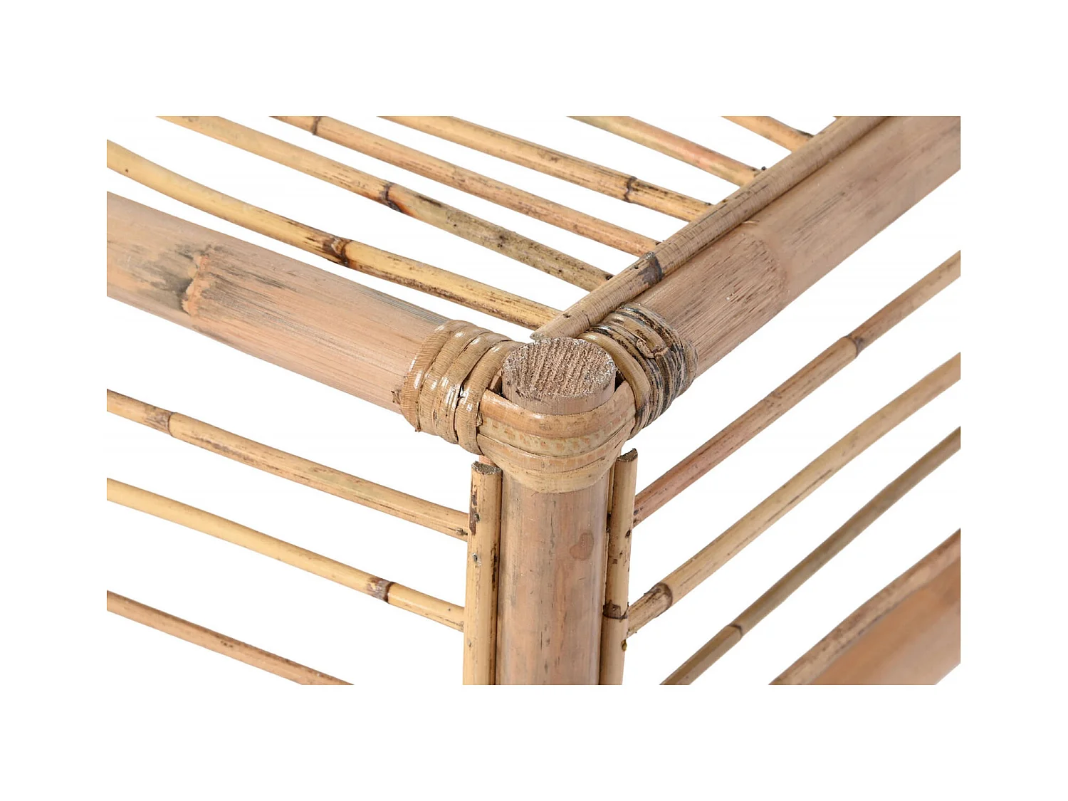 Table basse rotin naturel élégance pour salon cosy