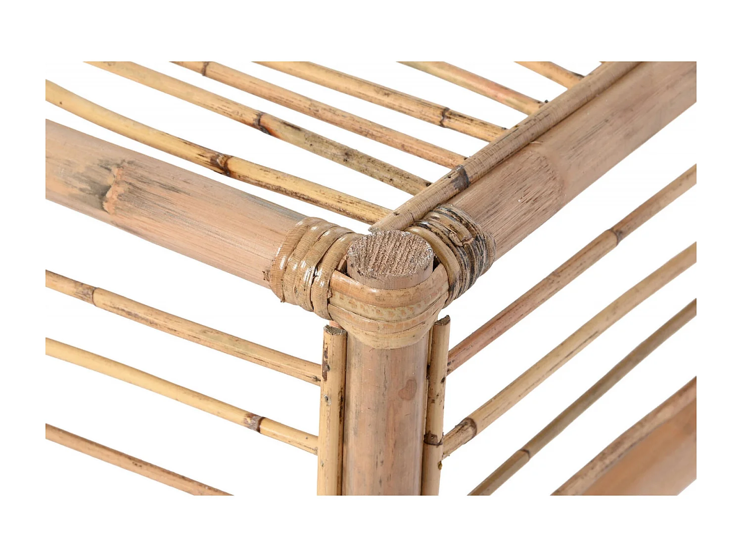 Table basse rotin naturel élégance pour salon cosy