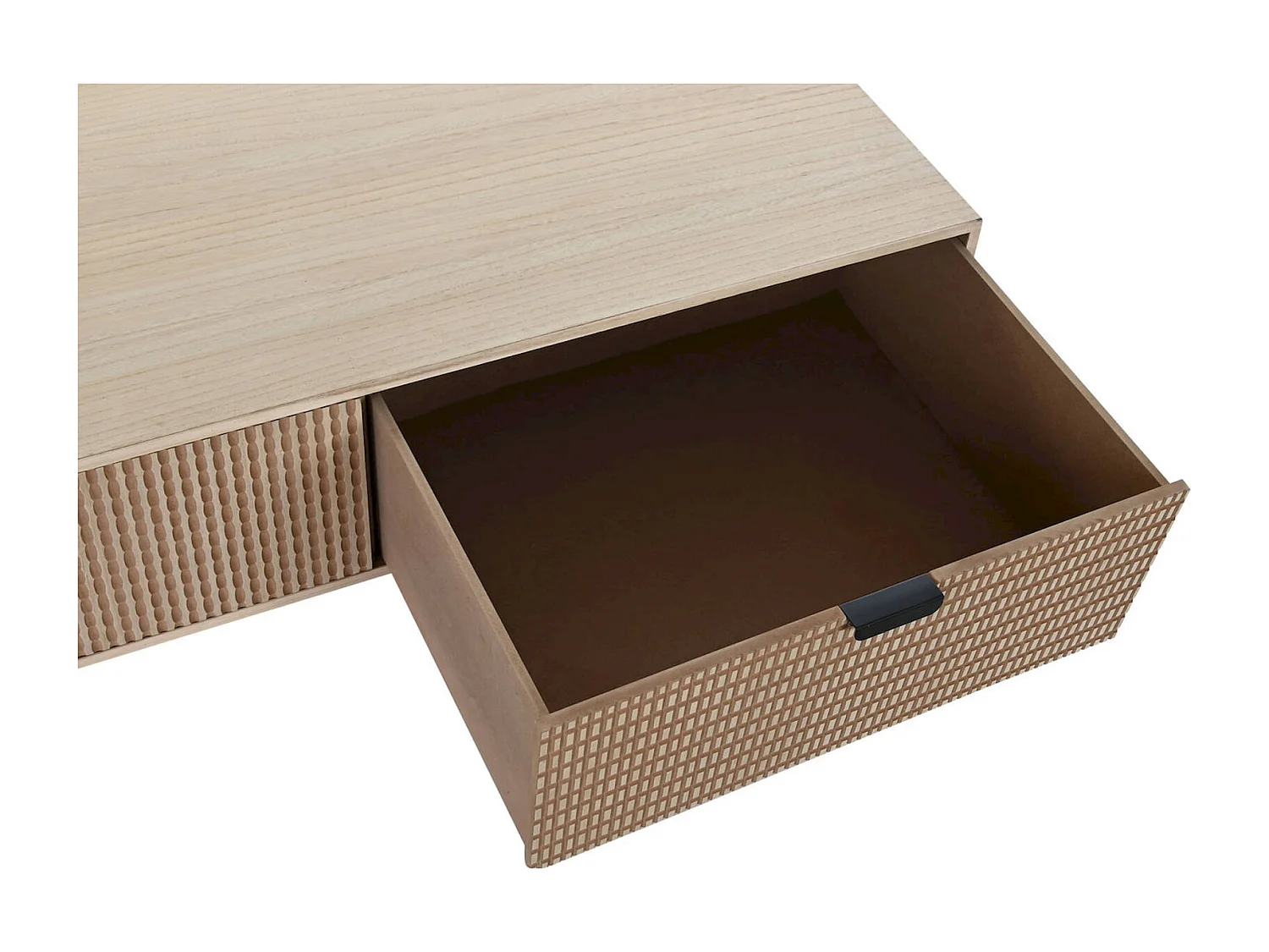 Table basse épicéa marron pour salon chaleureux