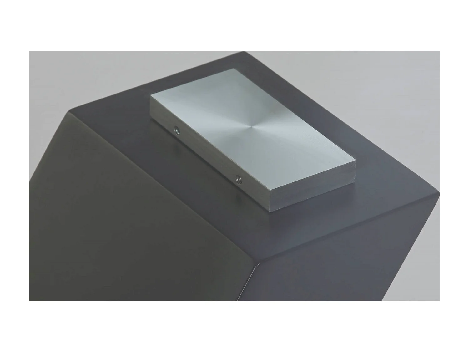 Table basse verre noir élégance moderne