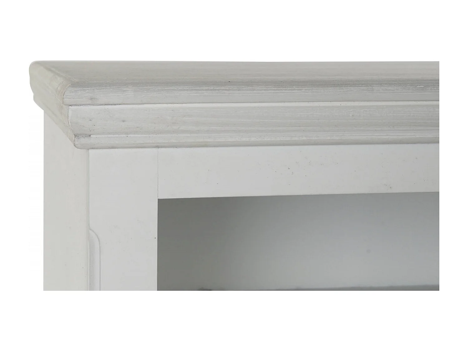 Table basse élégante blanche avec rangement intégré