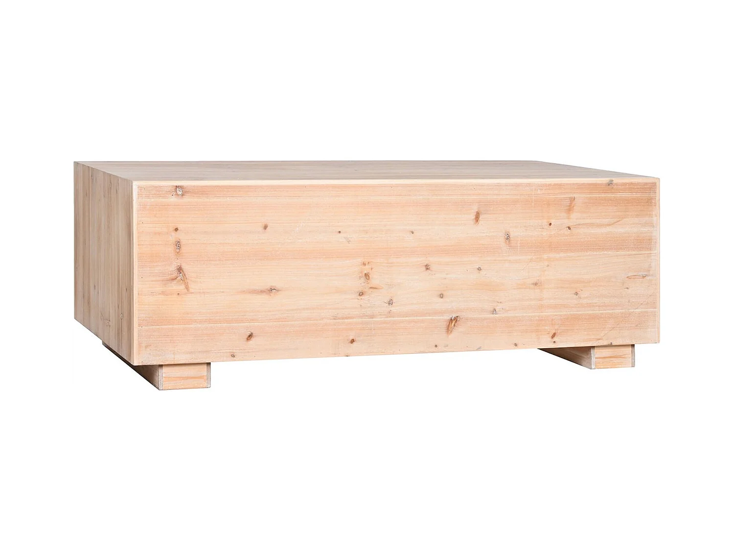 Table basse épicéa naturel pour salon élégant