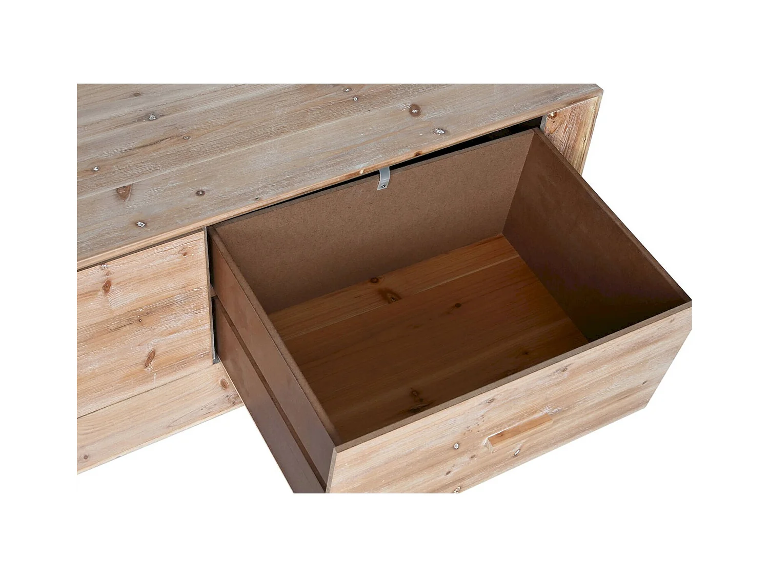 Table basse épicéa naturel pour salon élégant