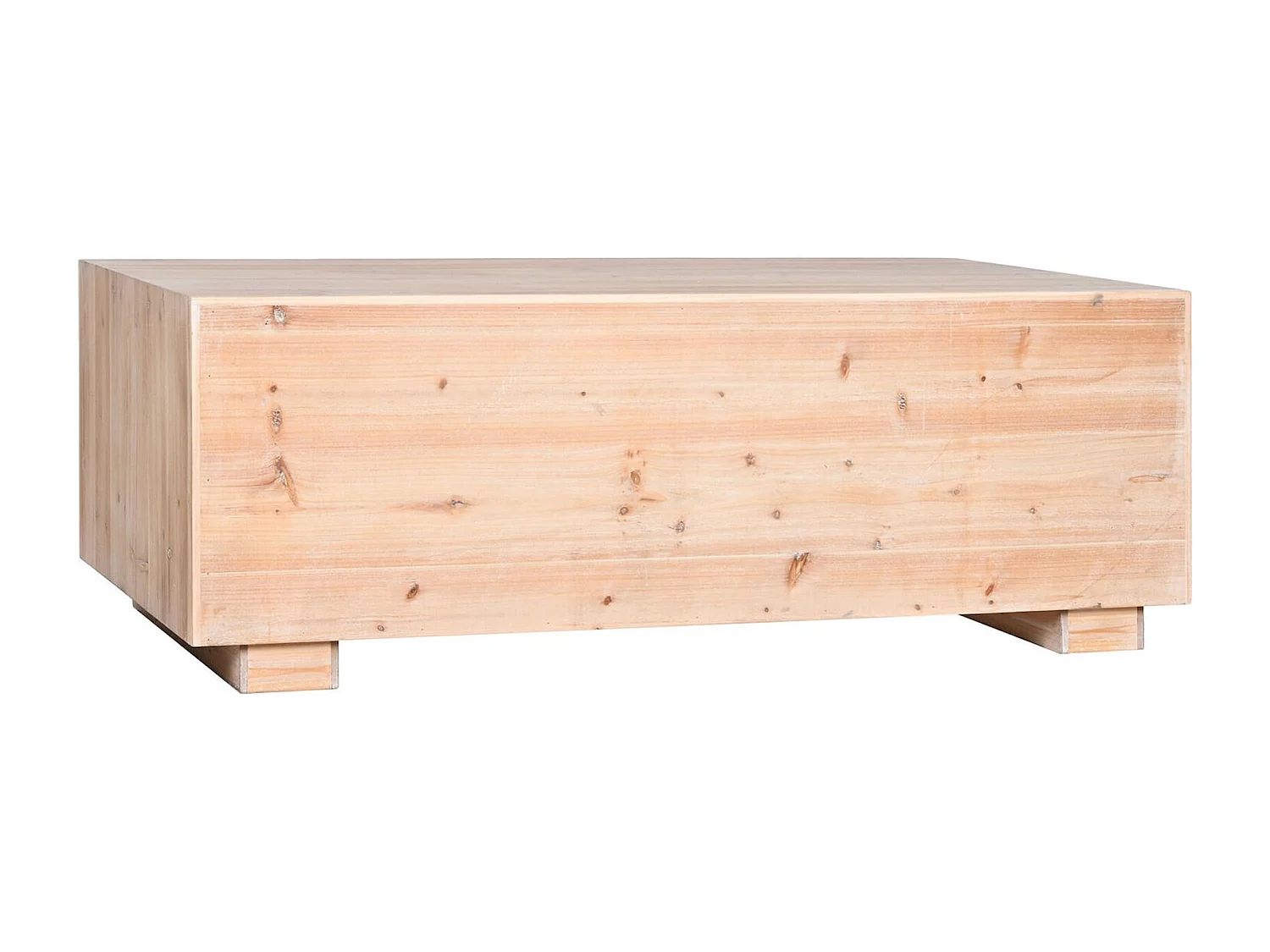 Table basse épicéa naturel pour salon élégant