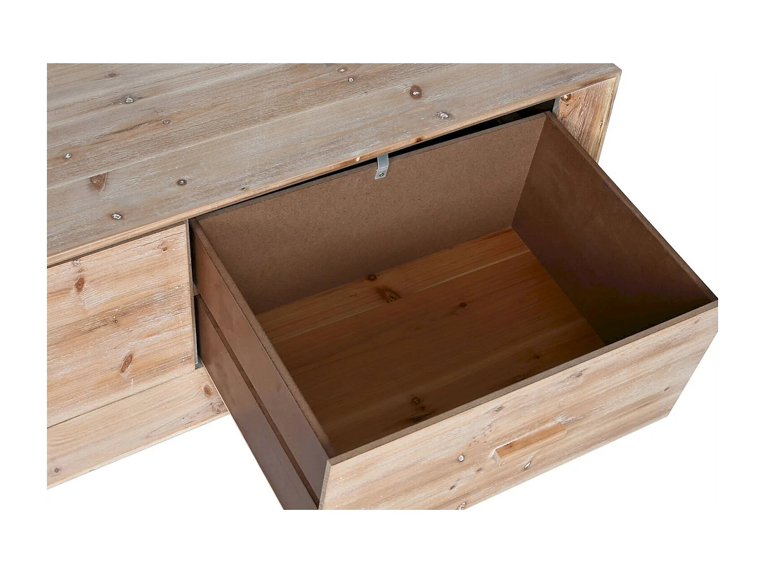 Table basse épicéa naturel pour salon élégant