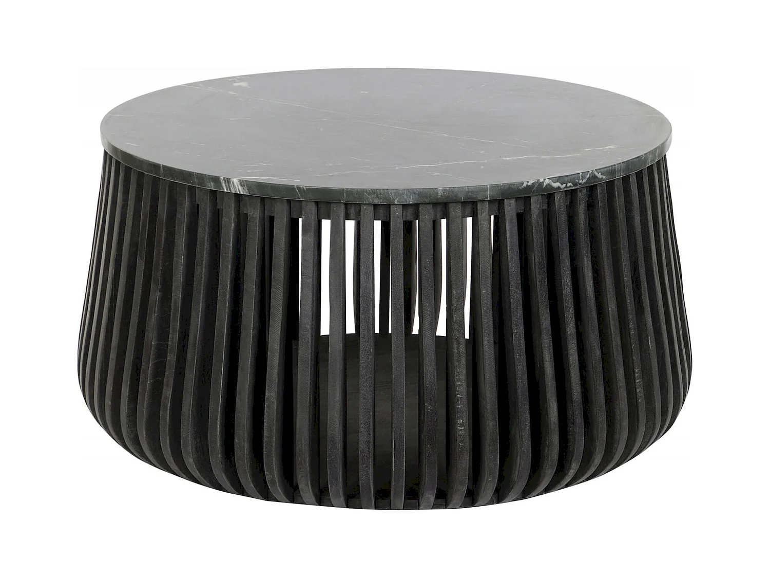 Table basse marbre noir élégance intemporelle