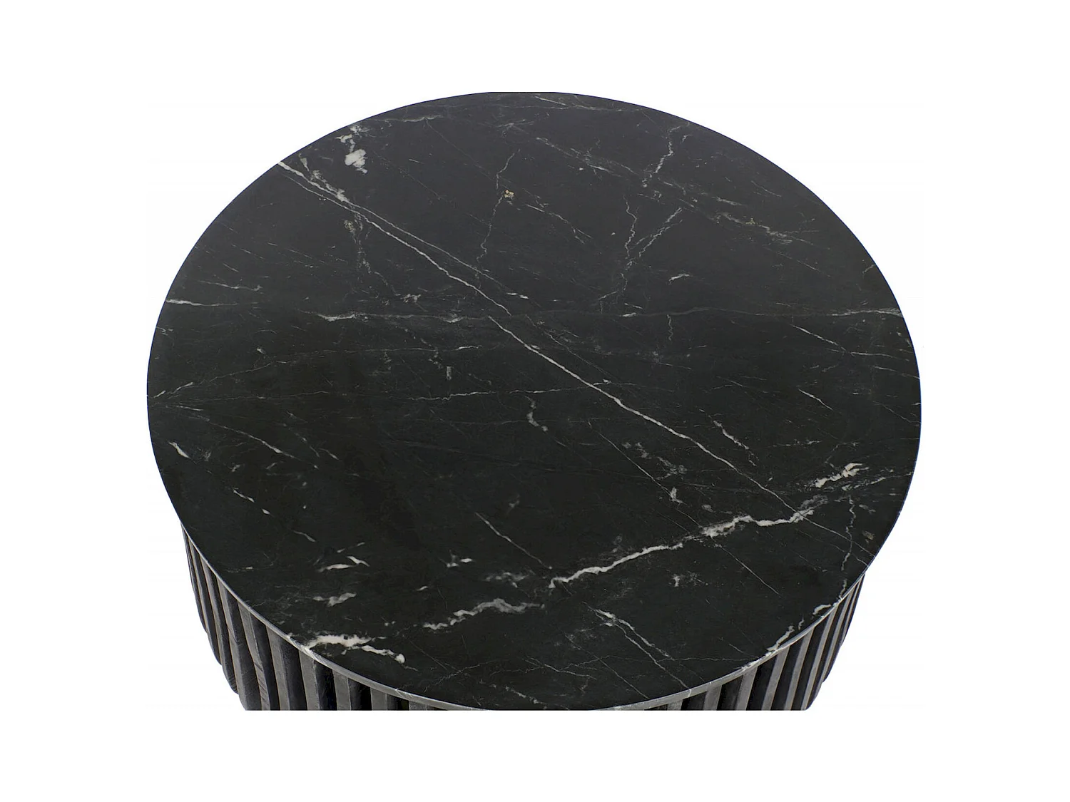 Table basse marbre noir élégance intemporelle