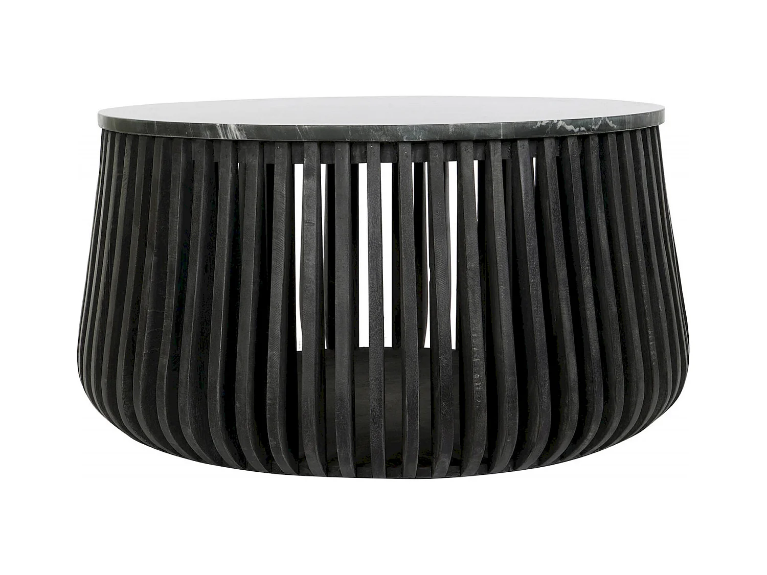 Table basse marbre noir élégance intemporelle