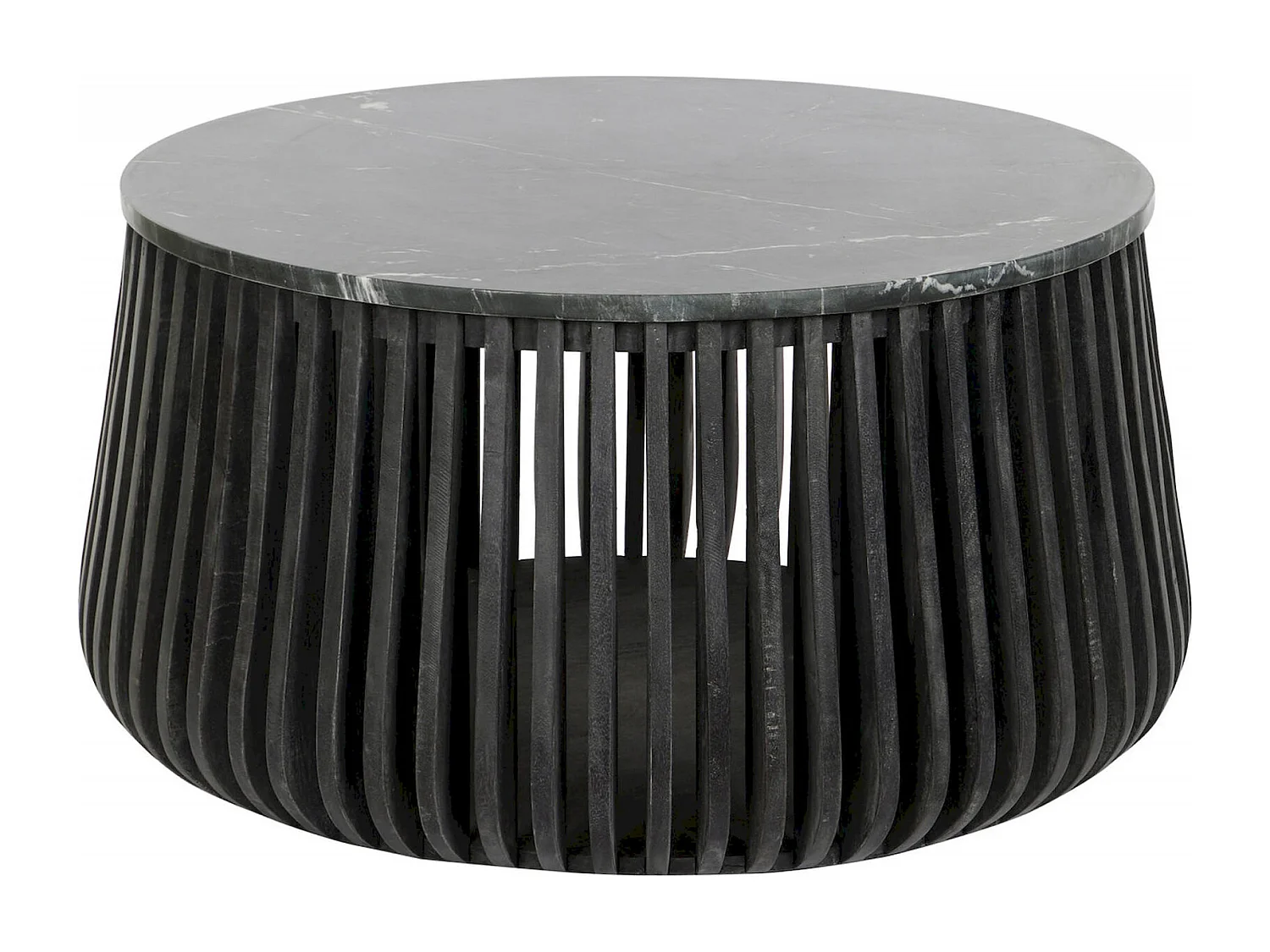 Table basse marbre noir élégance intemporelle
