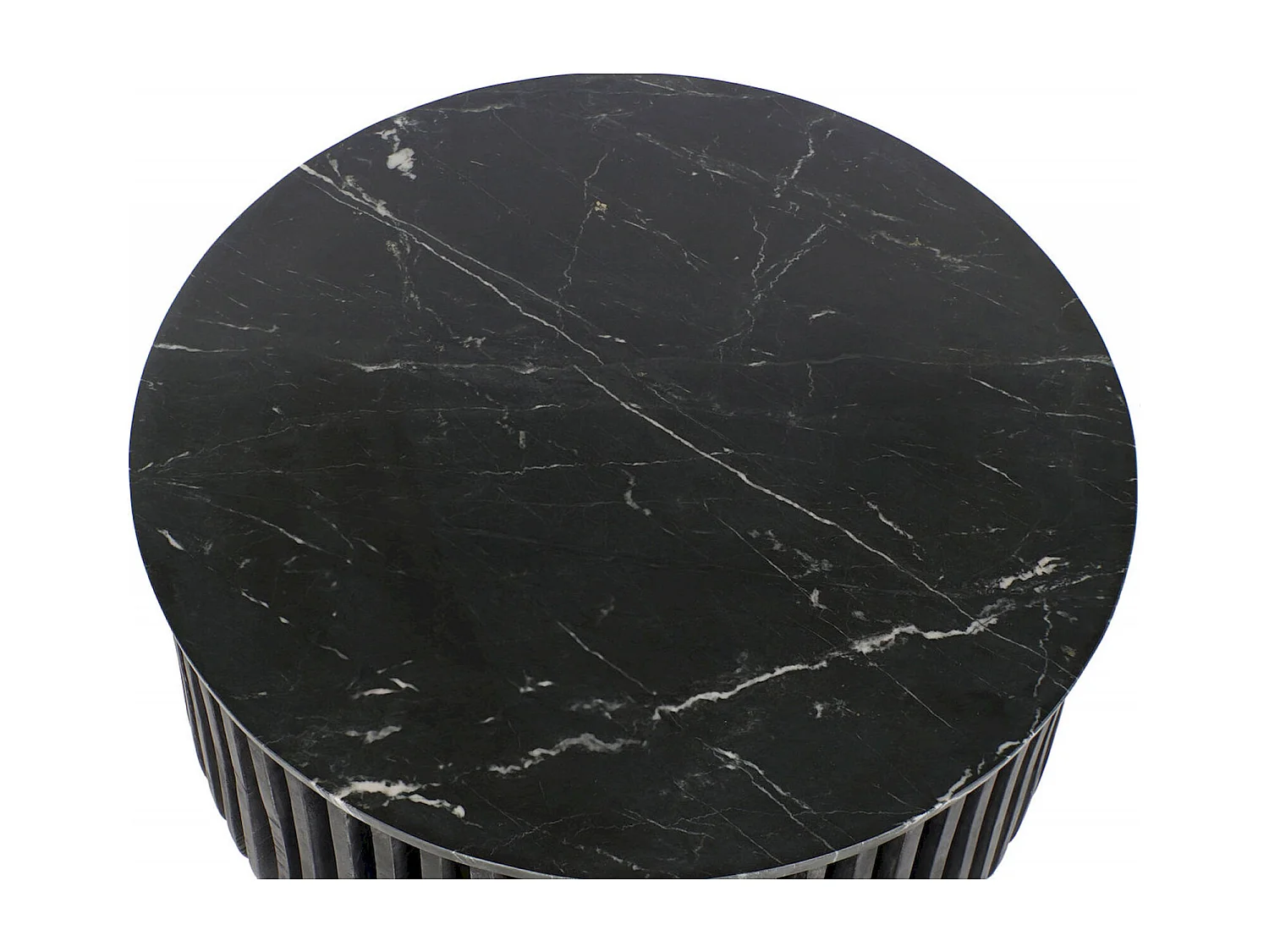 Table basse marbre noir élégance intemporelle