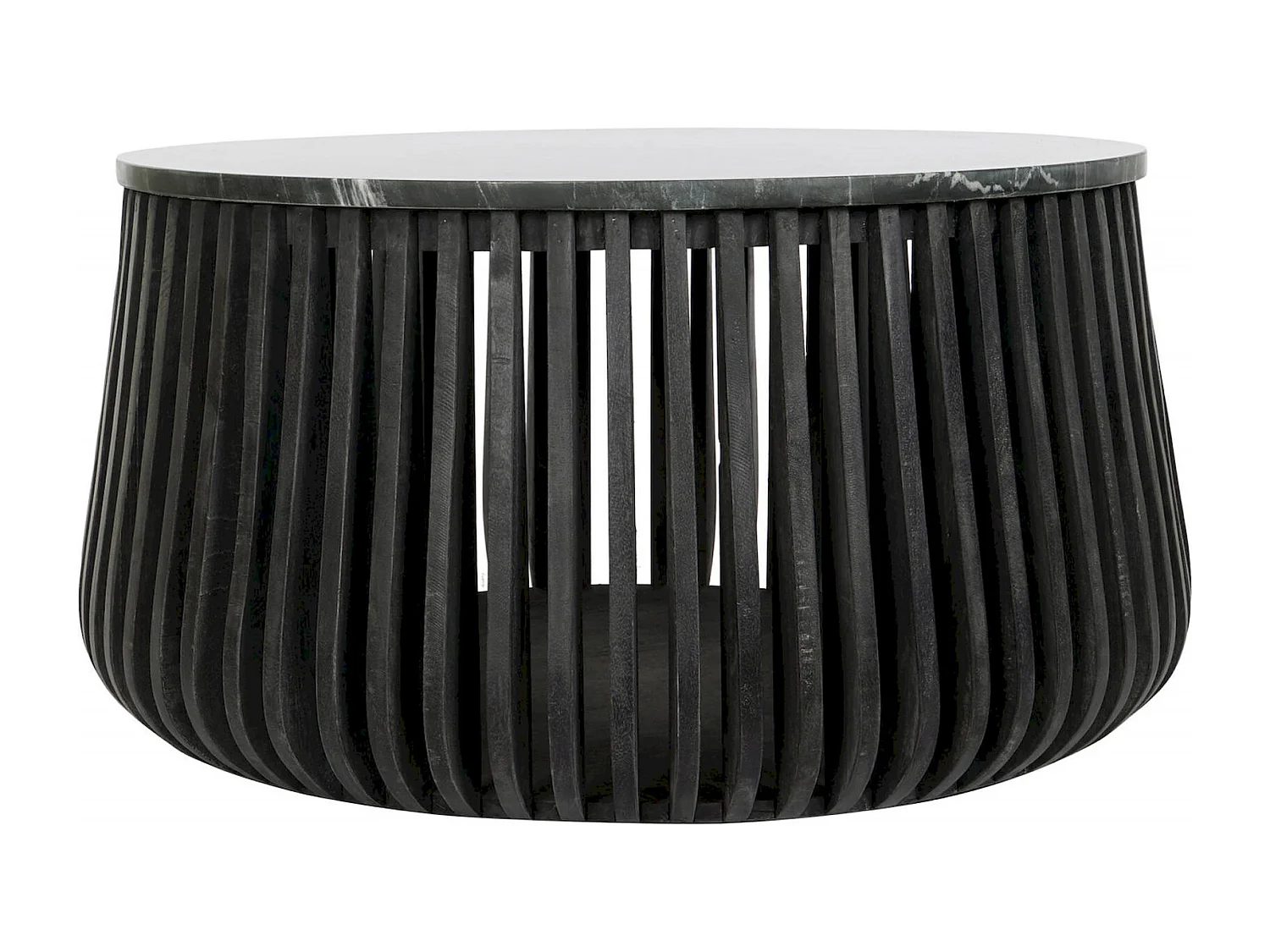 Table basse marbre noir élégance intemporelle