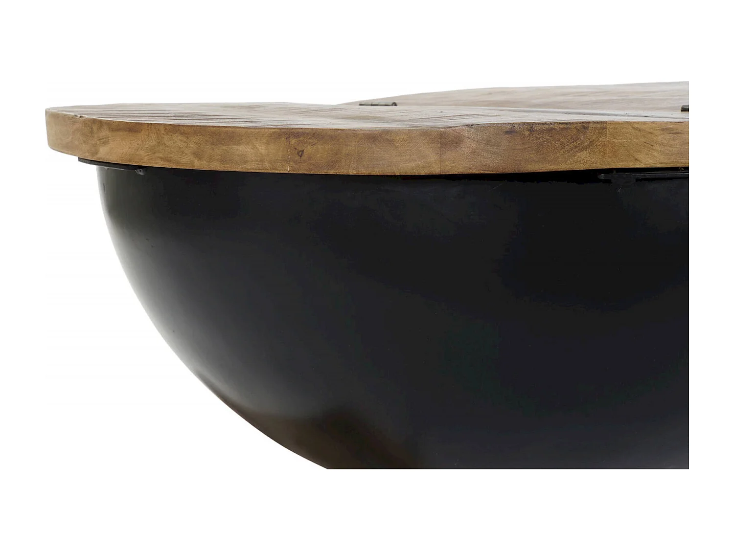 Table basse élégance bois et métal pour salon moderne