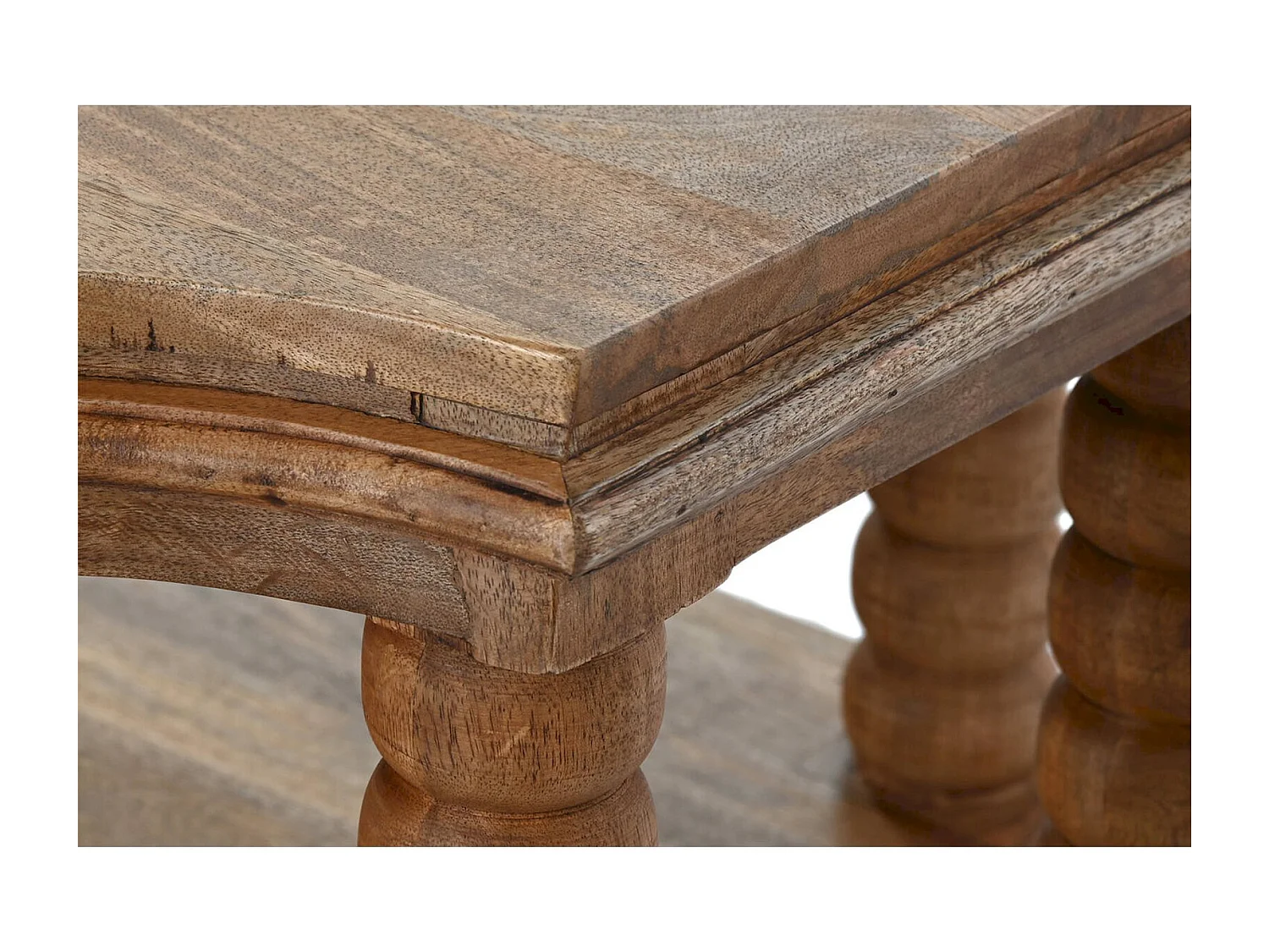 Table basse mango design élégant pour salon moderne