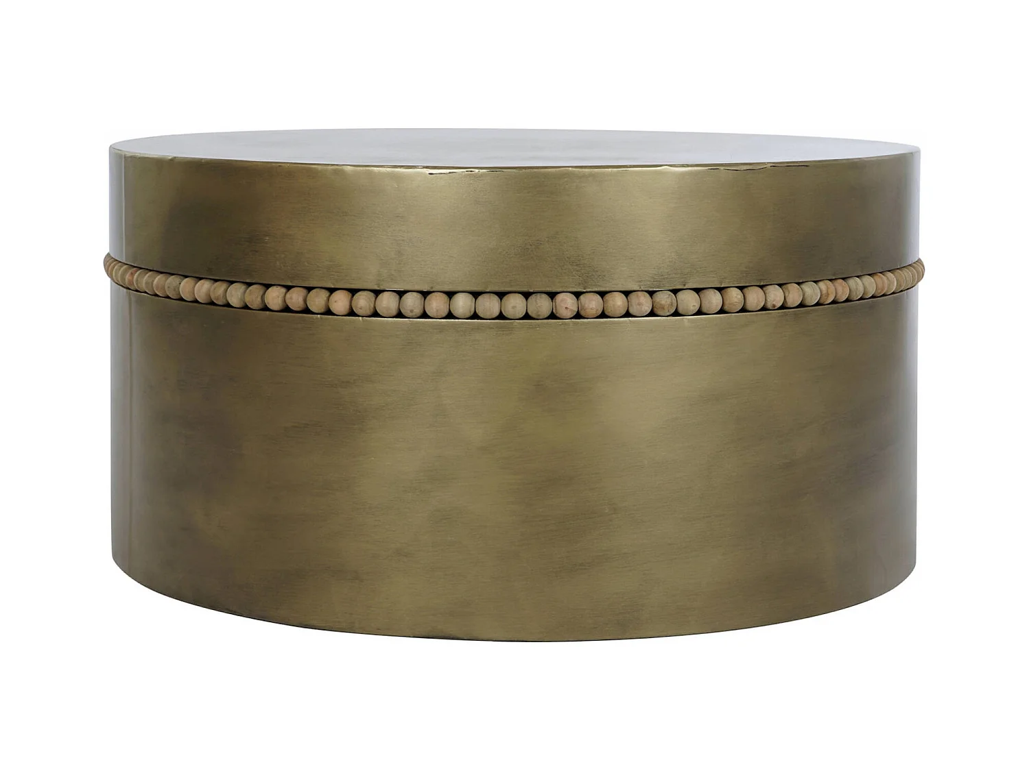 Table basse design métallique dorée pour élégance intérieure