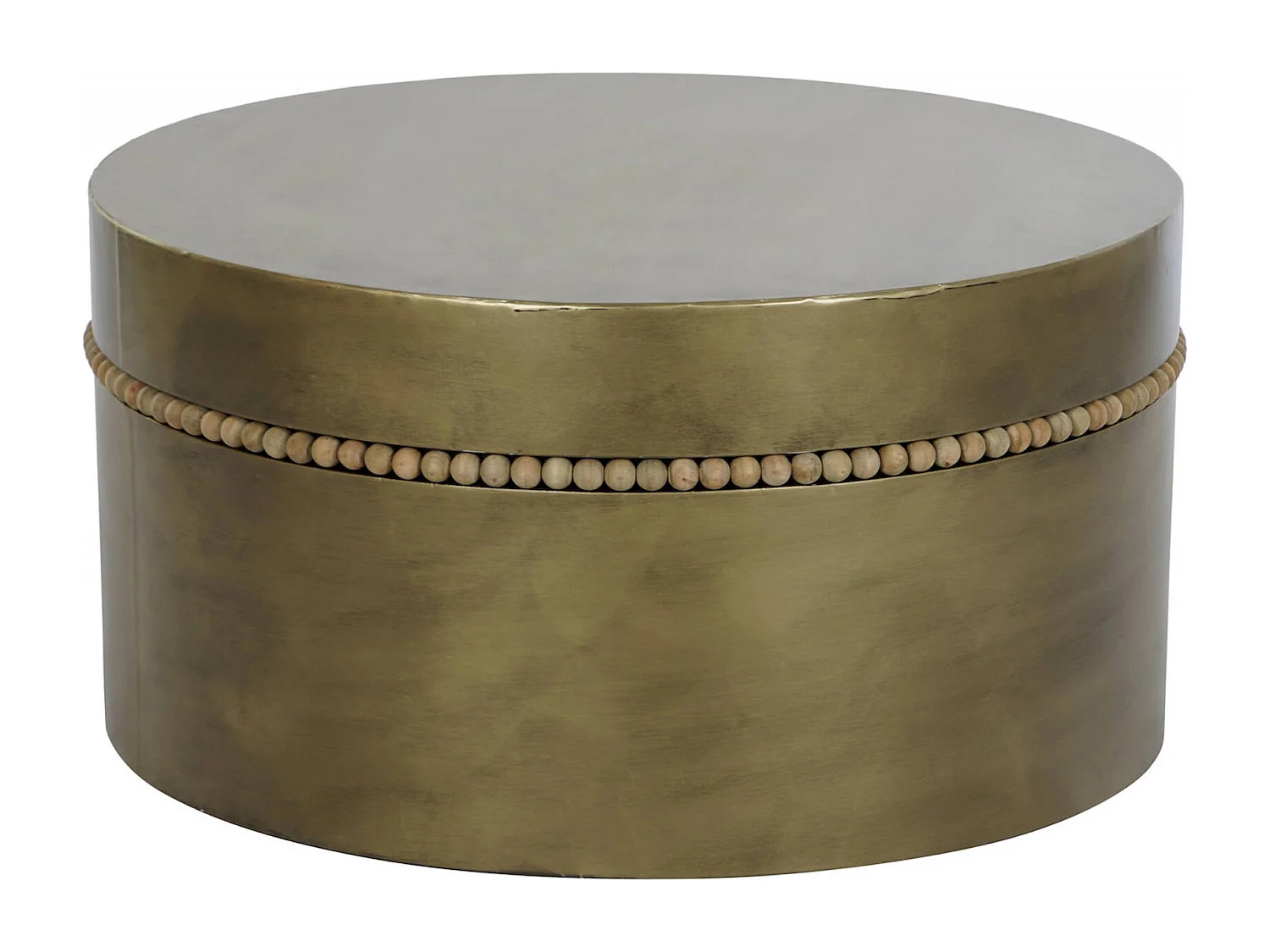 Table basse design métallique dorée pour élégance intérieure