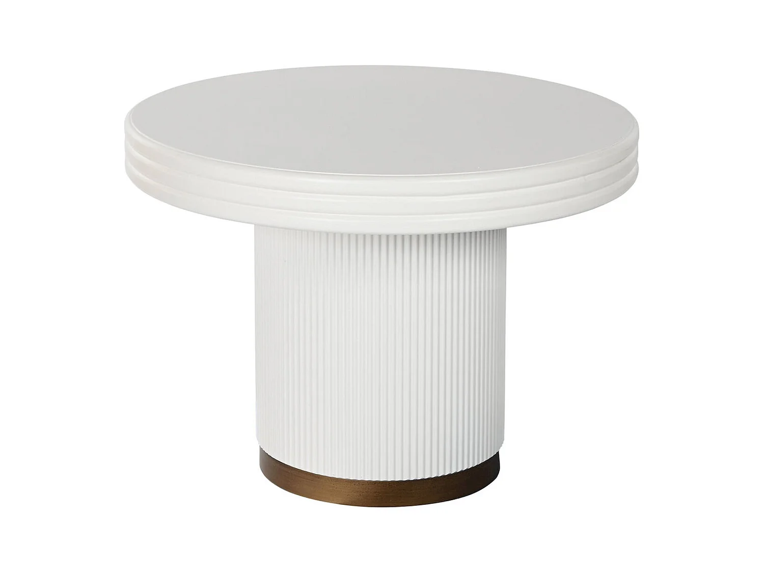 Table basse blanche élégante en bois mdf style contemporain