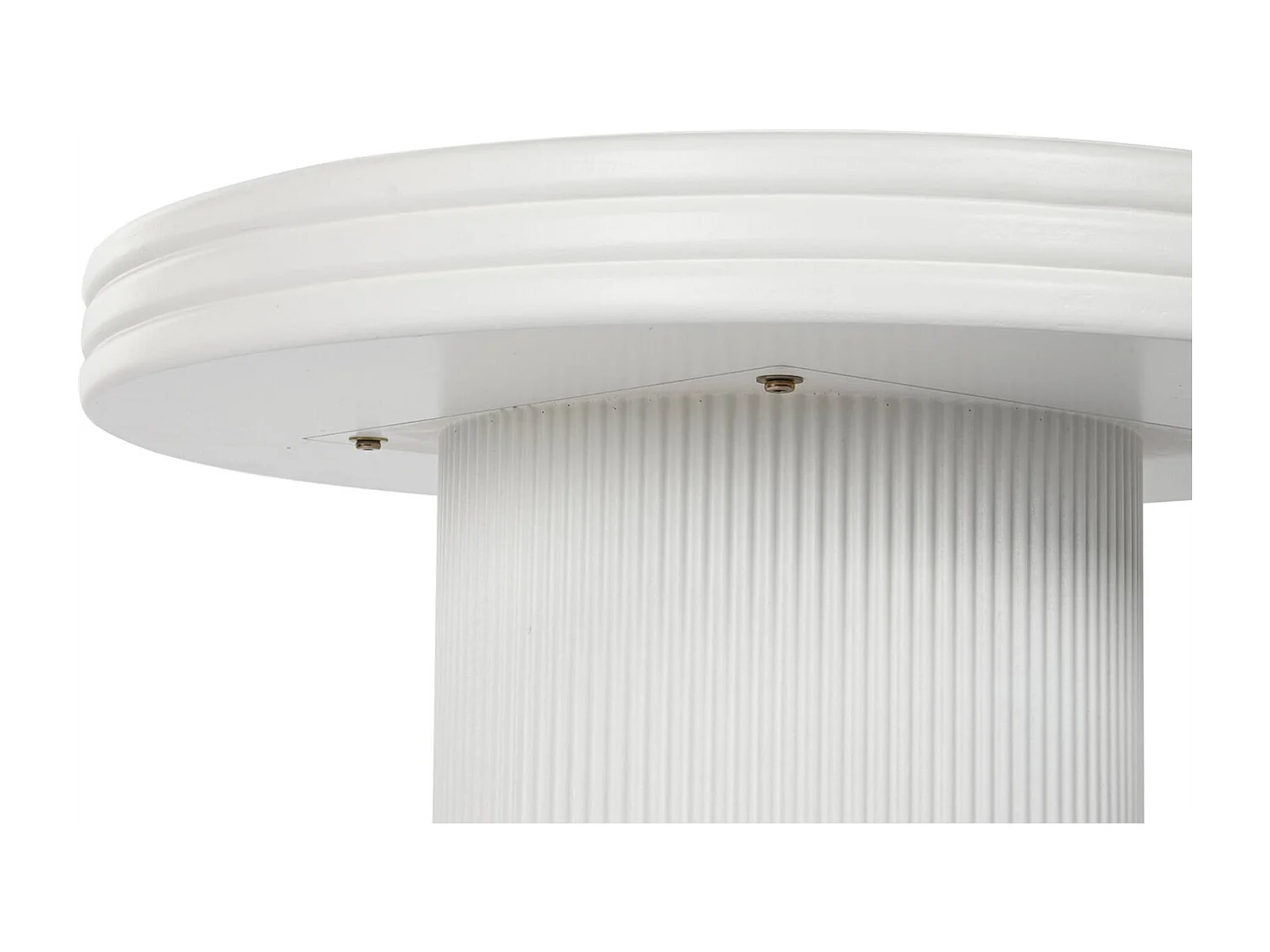 Table basse blanche élégante en bois mdf style contemporain