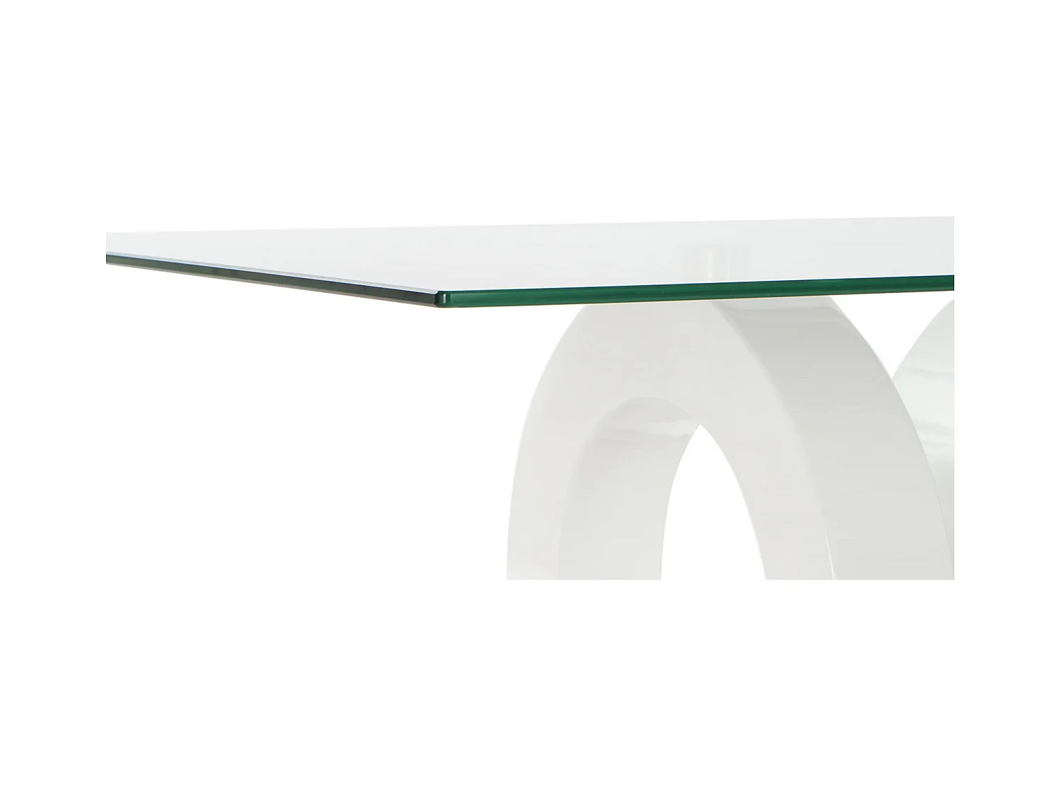 Table basse verre transparent design chic et moderne