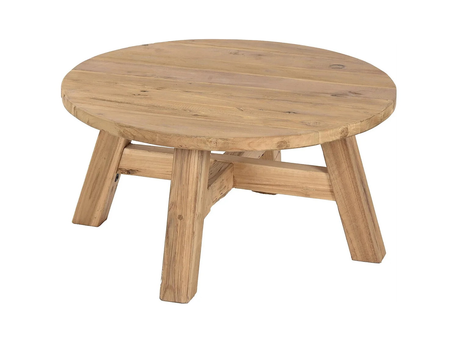 table basse en bois naturel esprit chaleureux pour salon cosy