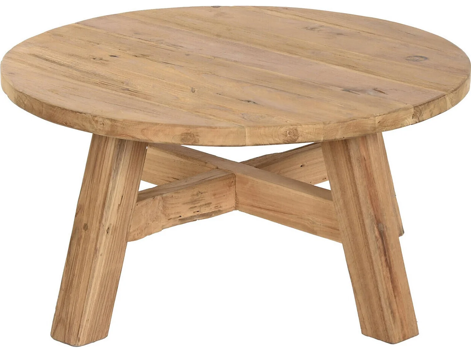 table basse en bois naturel esprit chaleureux pour salon cosy