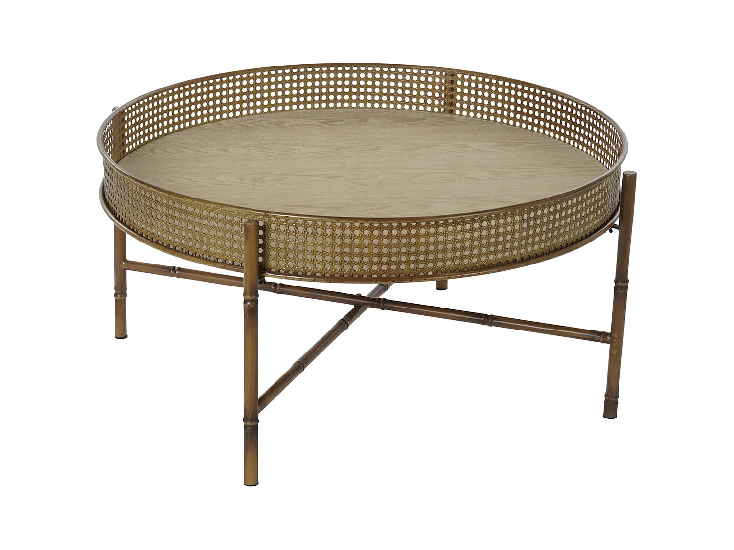 Table basse élégance métal pour salon chic et moderne