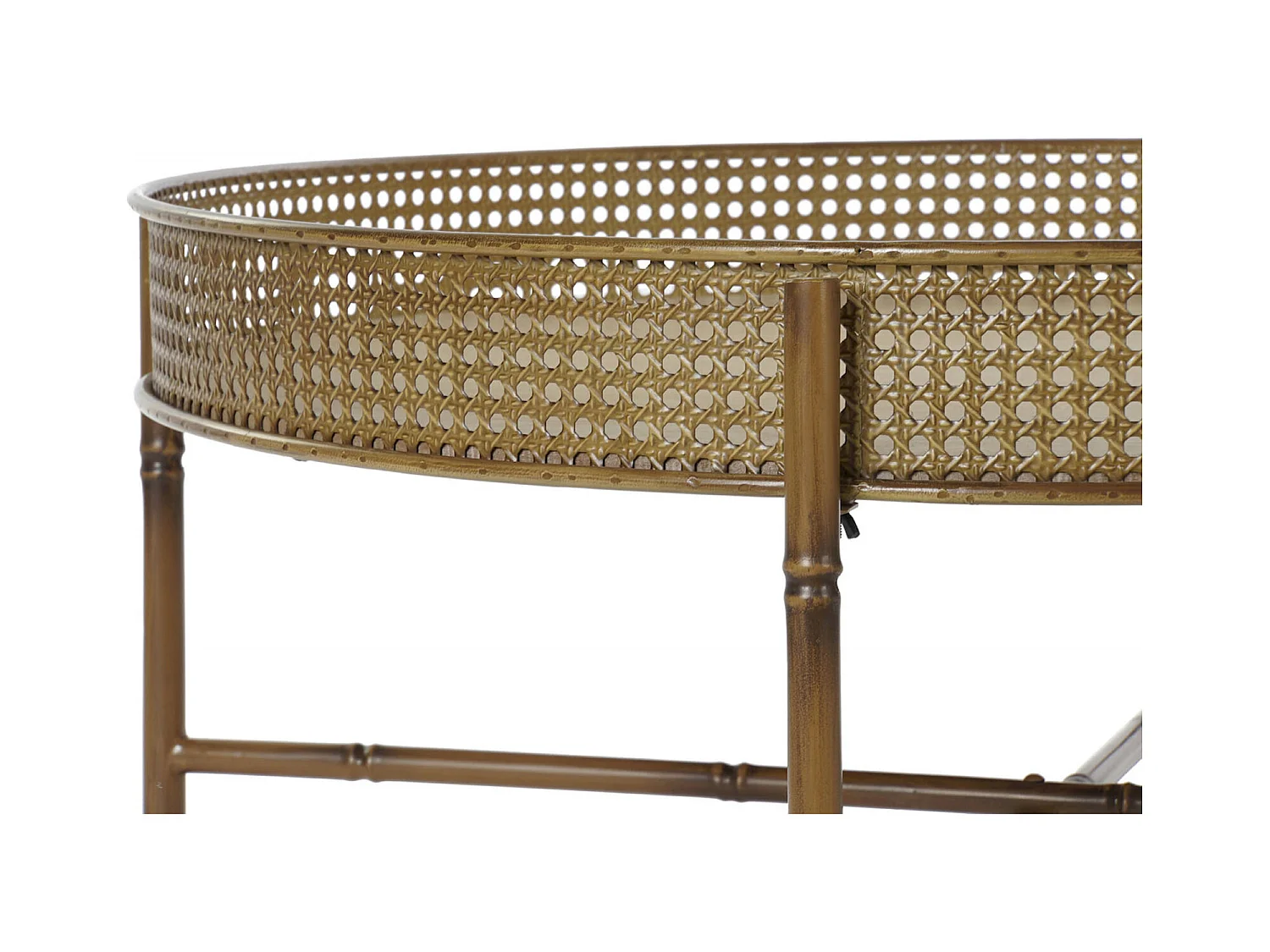 Table basse élégance métal pour salon chic et moderne