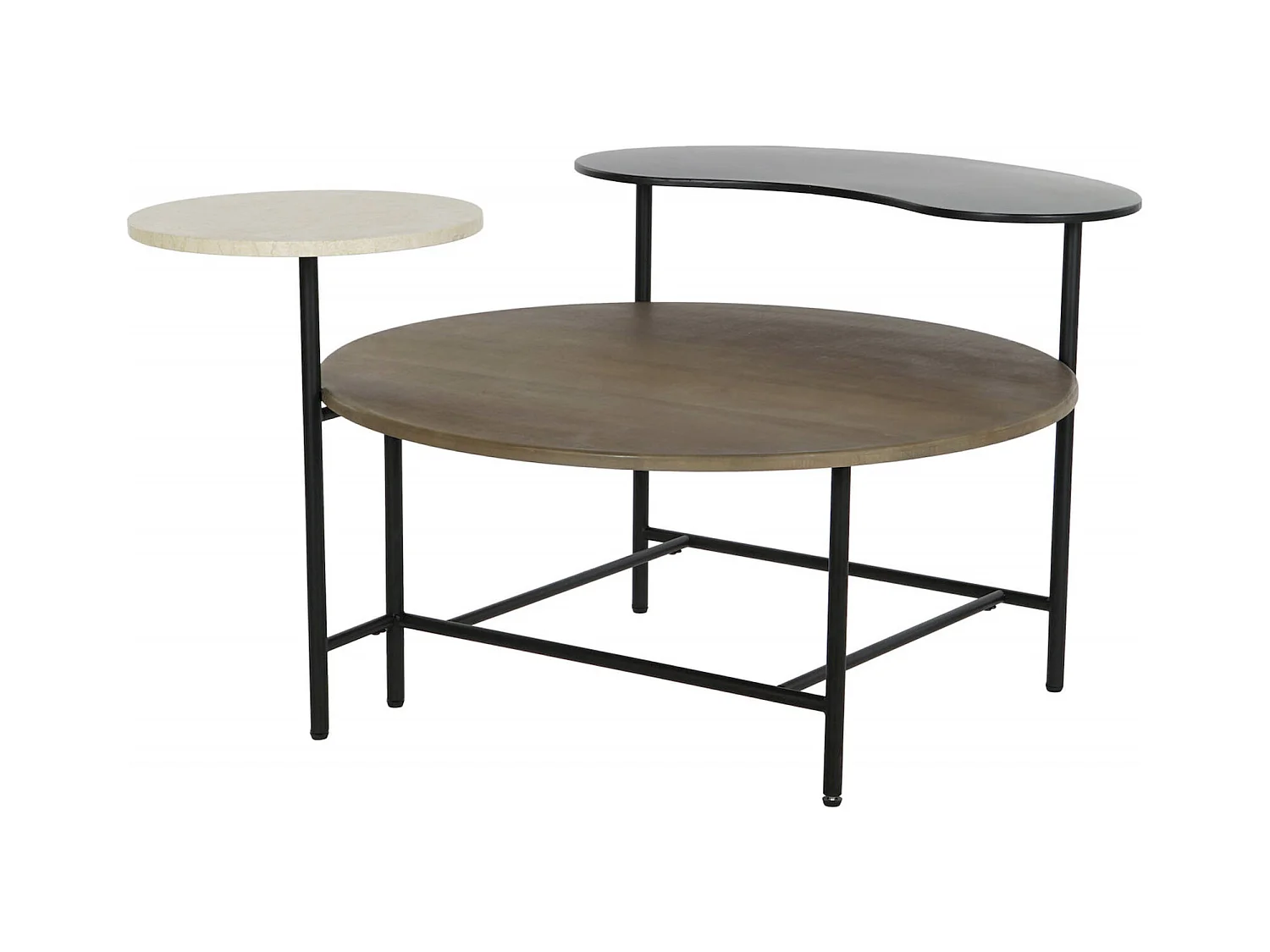 Table basse élégance marbre et métal pour salon chic