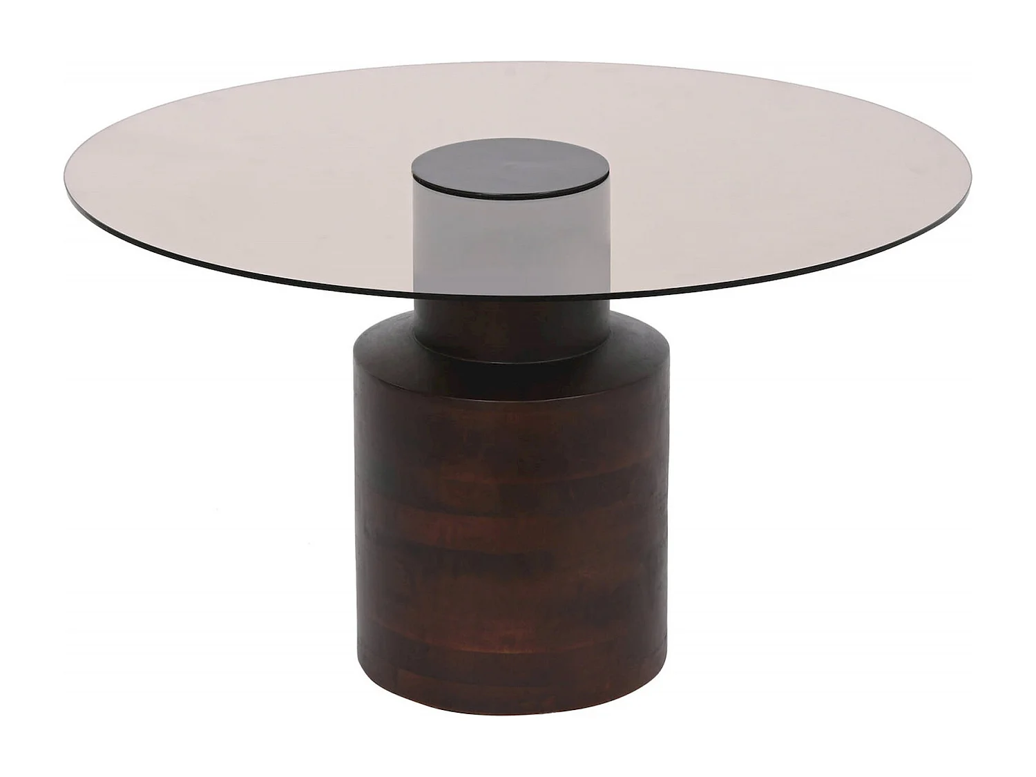 Table basse élégance verre et bois mango pour salon