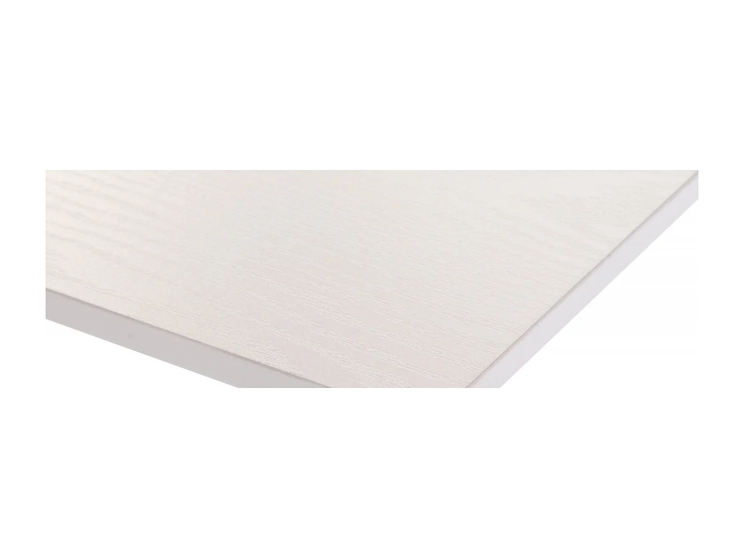 Table basse design élégante en bois blanc et métal