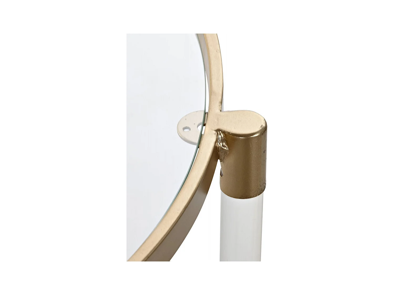 Table basse élégance dorée et transparence chic