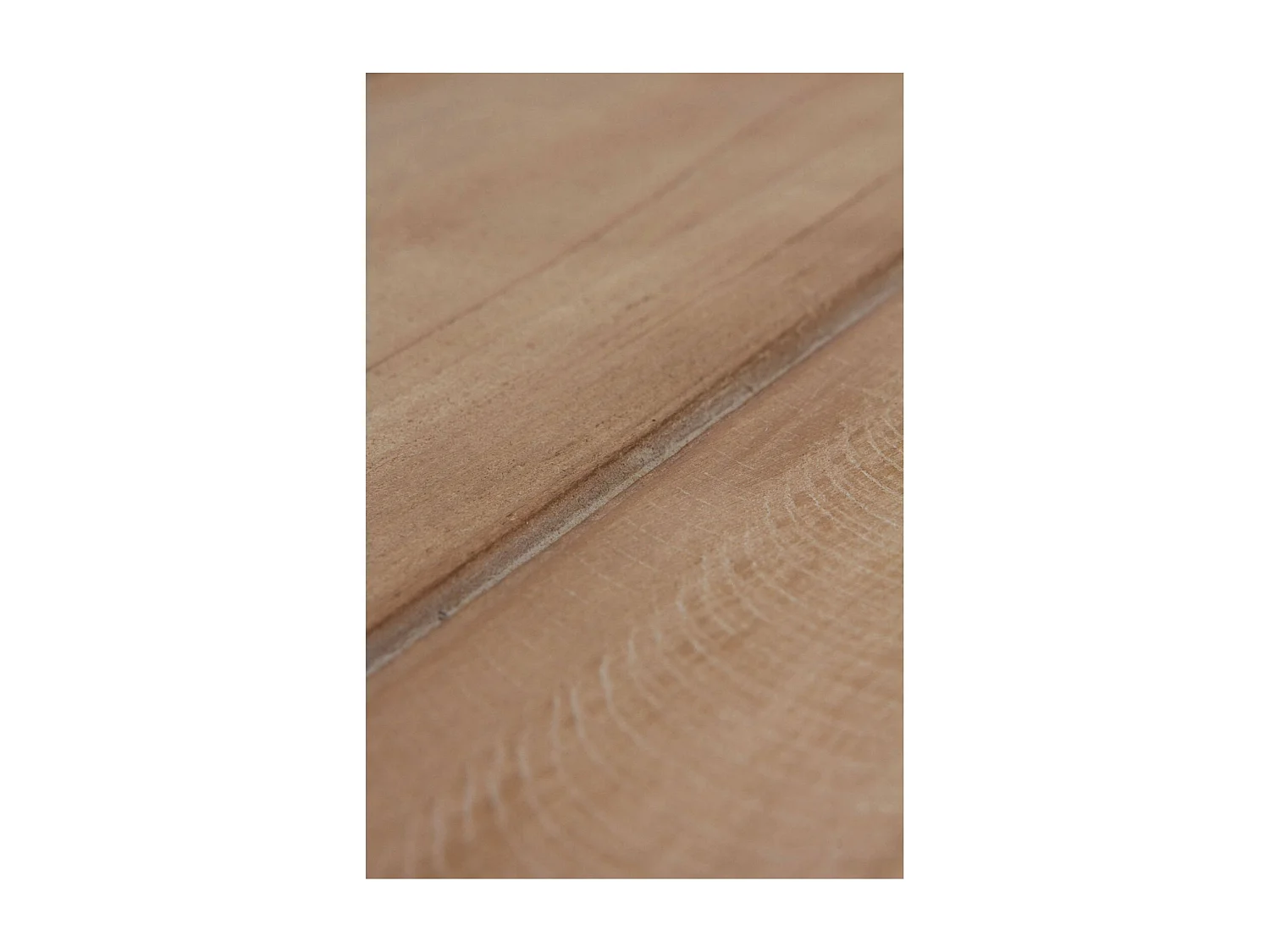 Table basse rectangulaire bois naturel et base effet pierre noire